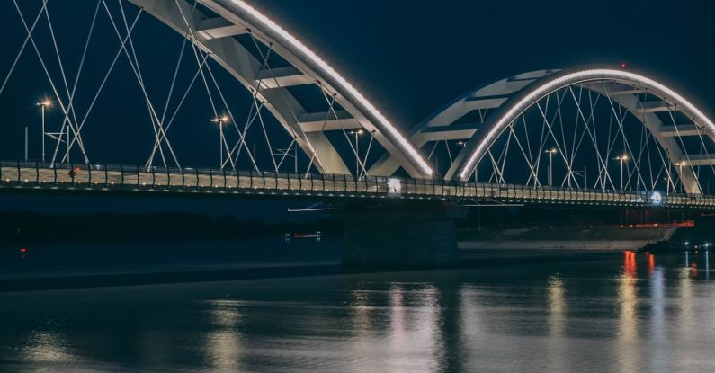 Novi Sad - Bridge Over a River