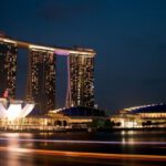 Museum Night - Marina Bay Sands skyscraper attraction Singapore