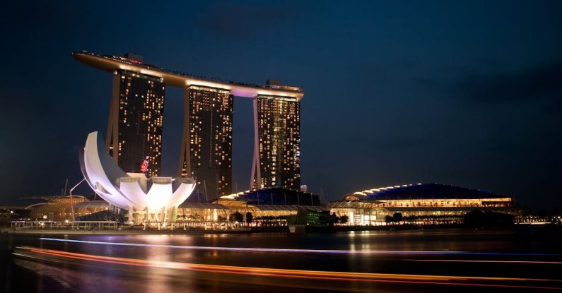 Museum Night - Marina Bay Sands skyscraper attraction Singapore