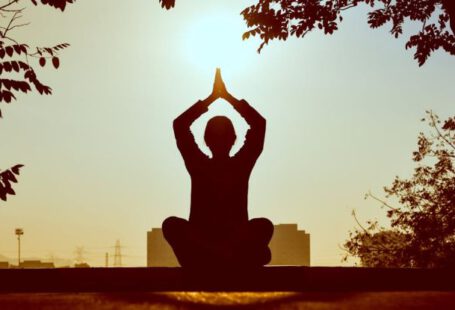 Yoga - Silhouette of Man at Daytime